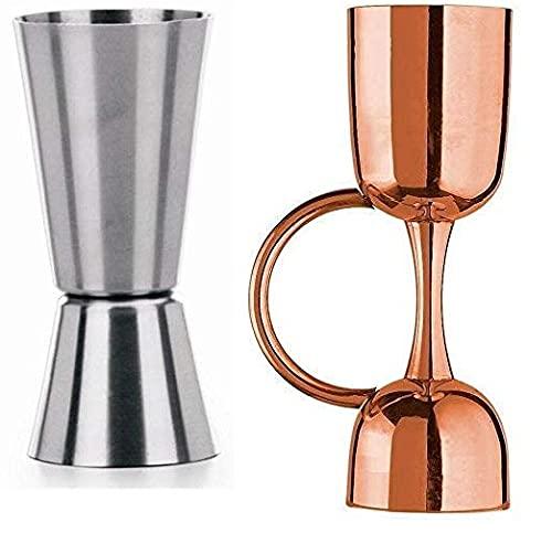 Treasure Exports Double Side Peg Measure and Rose Gold with Handle Set of 2 - TREASURE EXPORTS