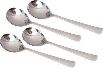 Treasure Exports Stainless Steel Serving Spoon Set 4 Pcs (9 inch) - TREASURE EXPORTS