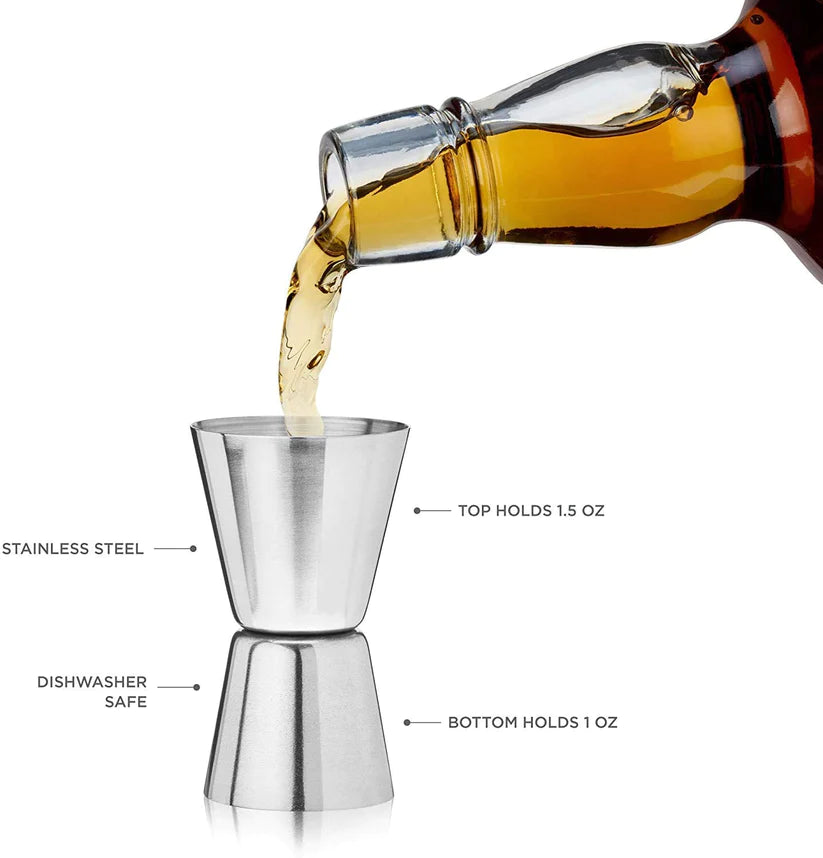 Treasure Exports Cocktail Shaker (Boston Shaker) -Martini Drink Mixer - Professional barware Bartender Tool - for Alcohol Drinks