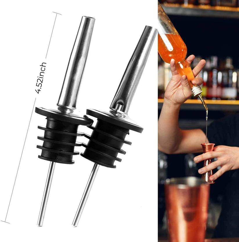 Treasure Exports Cocktail Shaker Bartender Set Professional Bar Tools: 5 Pcs - TREASURE EXPORTS