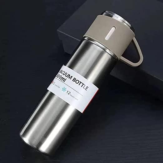 500 ML Vacuum Flask set with 2 Cups - TREASURE EXPORTS