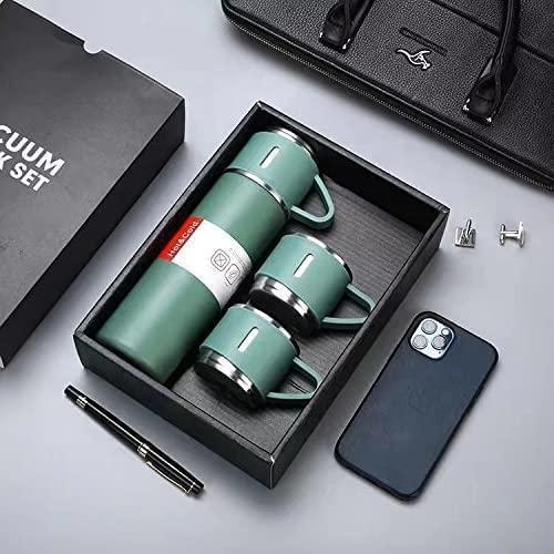 500 ML Vacuum Flask set with 2 Cups - TREASURE EXPORTS