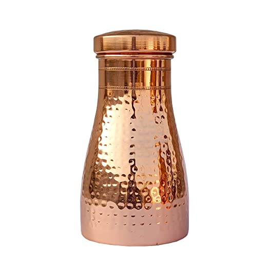 Pure Copper Tumbler Cup Tumbler Hammered Cup Ayurveda Health ( 300ml)