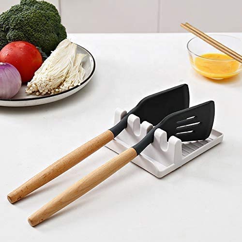 Kitchen Accessories Organizer Ladle Spoon Holder Cooking Spoon Rest Utensil  Spatula Holders Pan Pot Cover Lid Rack Stand